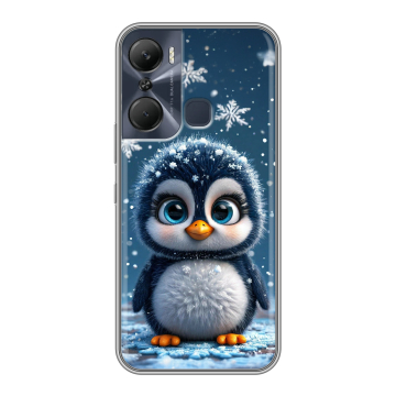 Силиконовый чехол на Infinix Hot 12 Pro с принтом Новый год