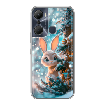 Силиконовый чехол на Infinix Hot 12 Pro с принтом Новый год Силиконовый чехол на Infinix Hot 12 Pro с принтом Новый год
