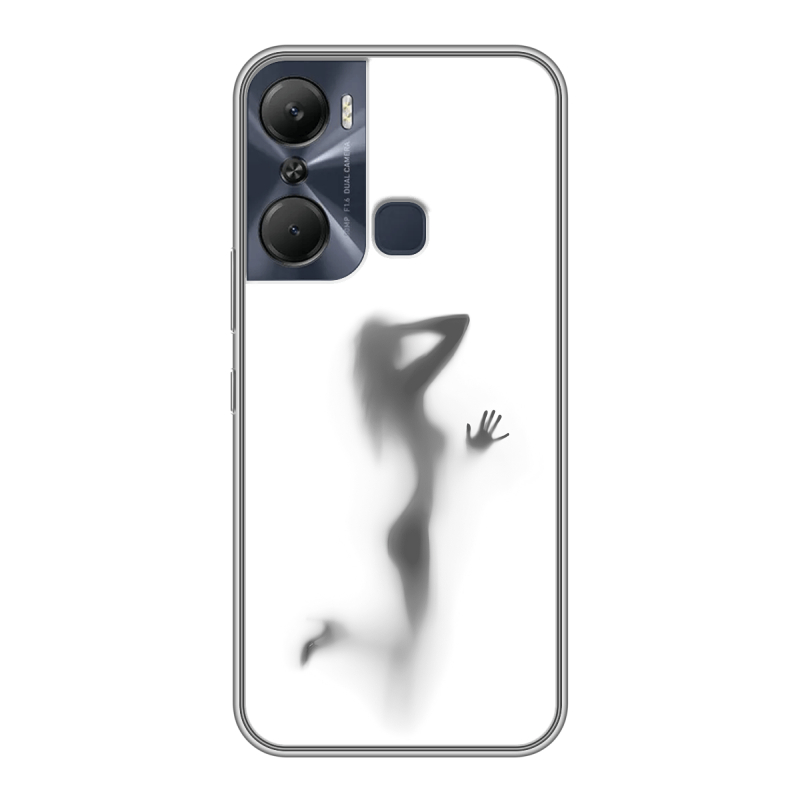 Силиконовый чехол на Infinix Hot 12 Pro с принтом Силуэт Силиконовый чехол на Infinix Hot 12 Pro с принтом Силуэт
