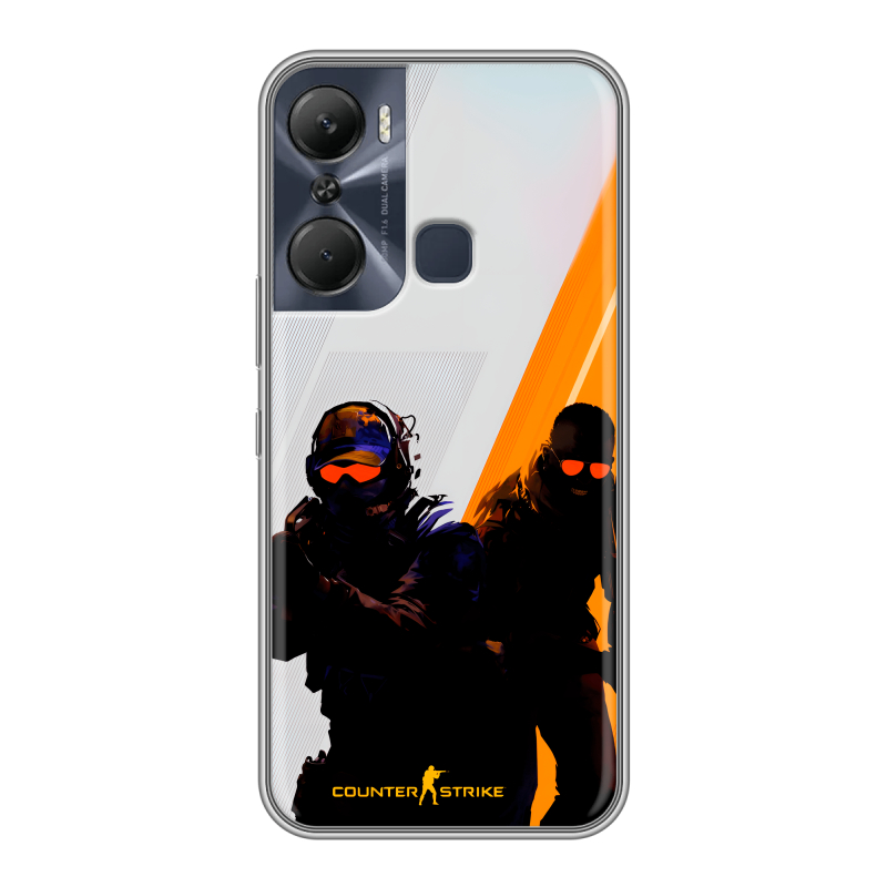 Силиконовый чехол на Infinix Hot 12 Pro с принтом Контер страйк Counter strike Силиконовый чехол на Infinix Hot 12 Pro с принтом Контер страйк Counter strike