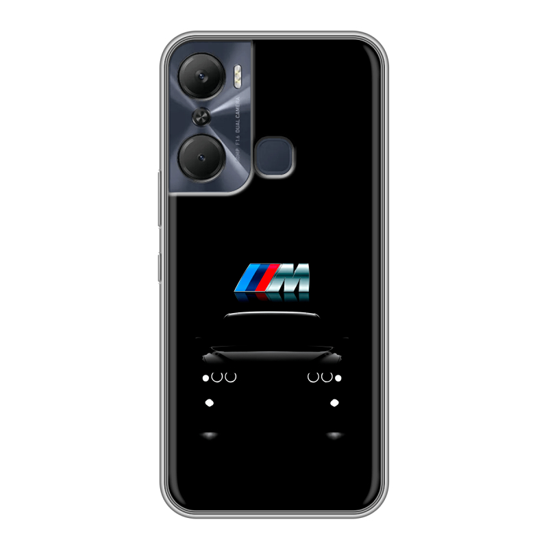 Силиконовый противоударный чехол на Infinix Hot 12 Pro с принтом БМВ BMW Силиконовый противоударный чехол на Infinix Hot 12 Pro с принтом БМВ BMW