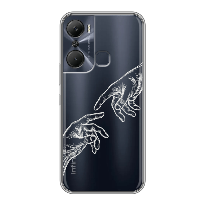 Силиконовый чехол на Infinix Hot 12 Pro с принтом Сотворение мира Силиконовый чехол на Infinix Hot 12 Pro с принтом Сотворение мира