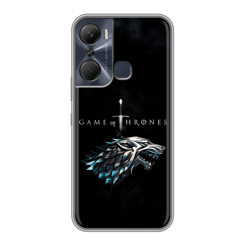 Силиконовый чехол на Infinix Hot 12 Pro с принтом Игра Престолов Game Thrones Силиконовый чехол на Infinix Hot 12 Pro с принтом Игра Престолов Game Thrones
