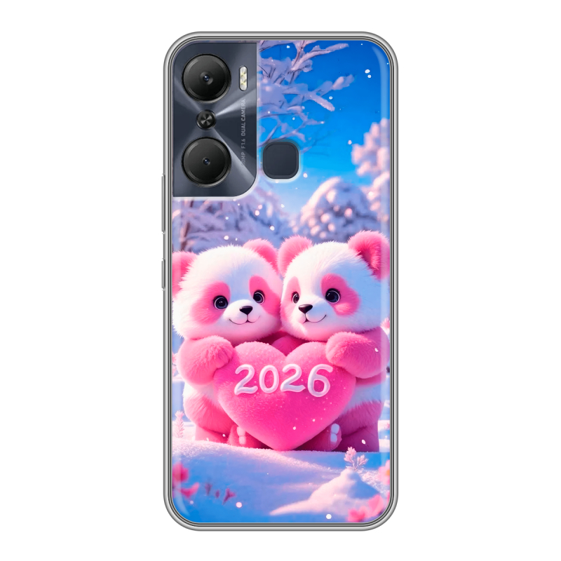 Силиконовый чехол на Infinix Hot 12 Pro с принтом Новый год Силиконовый чехол на Infinix Hot 12 Pro с принтом Новый год