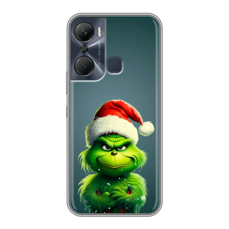 Силиконовый чехол на Infinix Hot 12 Pro с принтом Новый год Силиконовый чехол на Infinix Hot 12 Pro с принтом Новый год