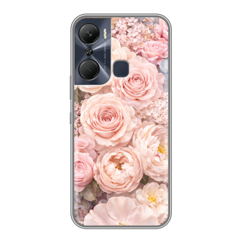 Силиконовый противоударный чехол на Infinix Hot 12 Pro с принтом женский Силиконовый противоударный чехол на Infinix Hot 12 Pro с принтом женский