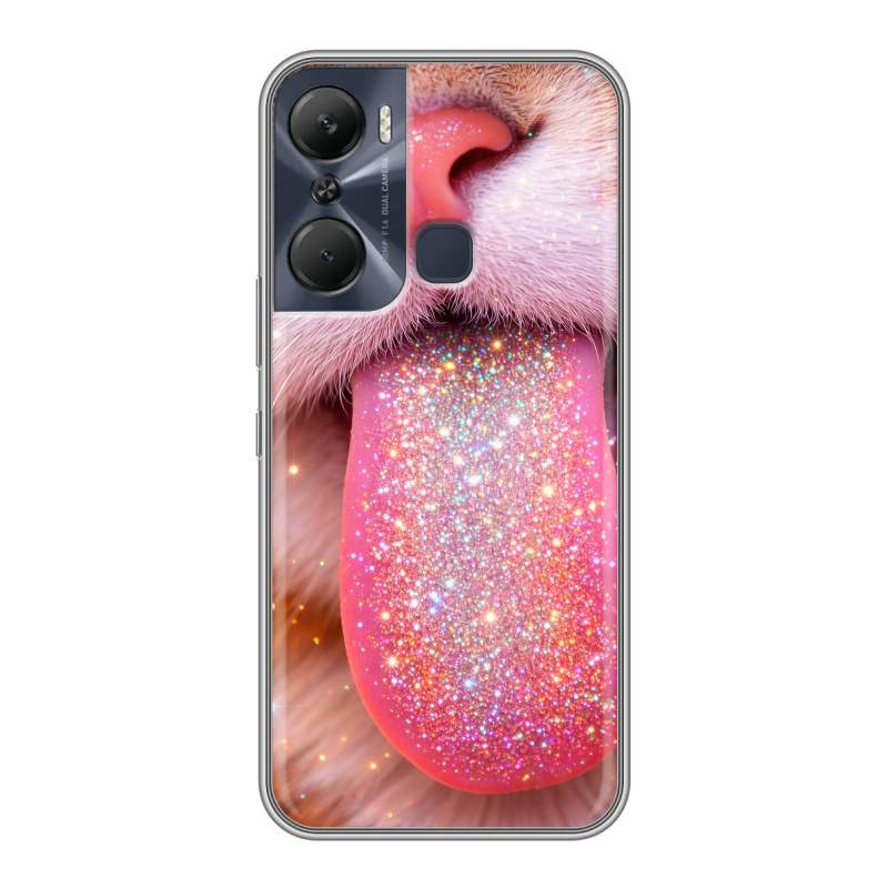 Силиконовый чехол на Infinix Hot 12 Pro с принтом для девочек Силиконовый чехол на Infinix Hot 12 Pro с принтом для девочек