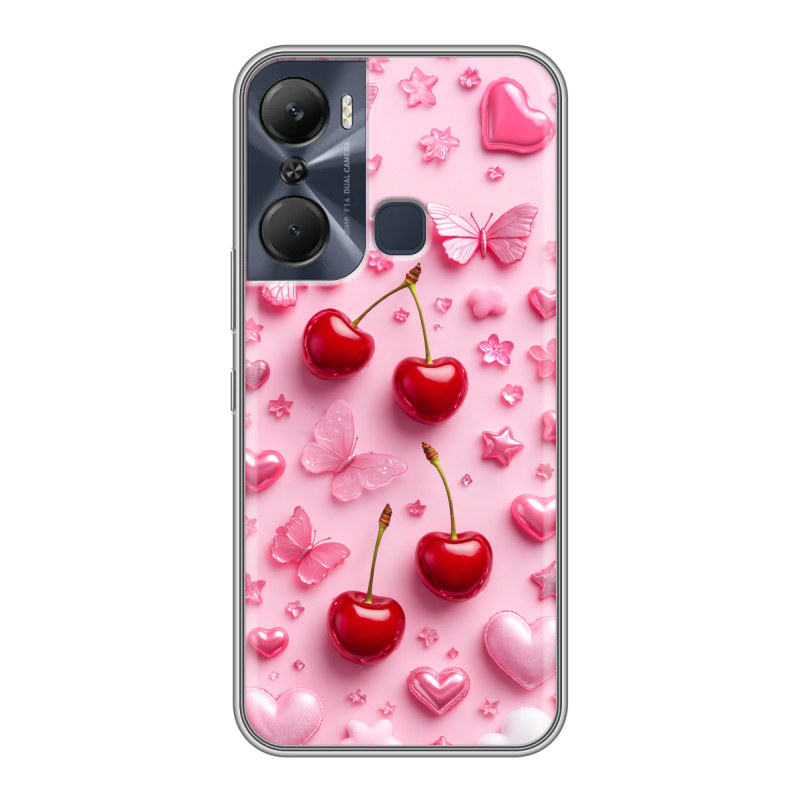 Силиконовый чехол на Infinix Hot 12 Pro с принтом для девочек Силиконовый чехол на Infinix Hot 12 Pro с принтом для девочек