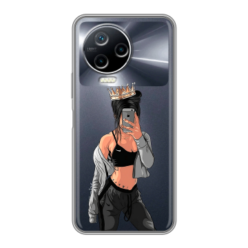 Силиконовый чехол на Infinix Note 12 Pro с принтом Женские принты Силиконовый чехол на Infinix Note 12 Pro с принтом Женские принты