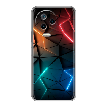 Силиконовый чехол на Infinix Note 12 Pro с принтом Абстракция неон Силиконовый чехол на Infinix Note 12 Pro с принтом Абстракция неон