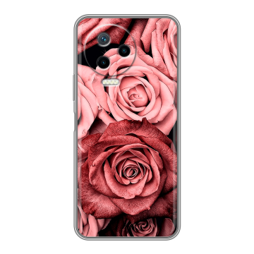 Силиконовый чехол на Infinix Note 12 Pro с принтом Цветы розы Силиконовый чехол на Infinix Note 12 Pro с принтом Цветы розы