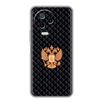 Силиконовый чехол на Infinix Note 12 Pro с принтом Герб России принт Силиконовый чехол на Infinix Note 12 Pro с принтом Герб России принт
