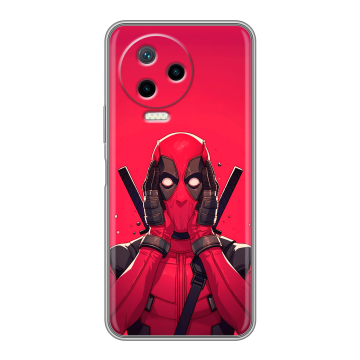 Силиконовый чехол на Infinix Note 12 Pro с принтом Дедпул Deadpool Силиконовый чехол на Infinix Note 12 Pro с принтом Дедпул Deadpool