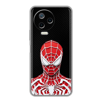 Силиконовый чехол на Infinix Note 12 Pro с принтом человек паук spiderman Силиконовый чехол на Infinix Note 12 Pro с принтом человек паук spiderman