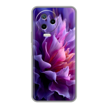 Силиконовый чехол на Infinix Note 12 Pro с принтом женский цветы Силиконовый чехол на Infinix Note 12 Pro с принтом женский цветы