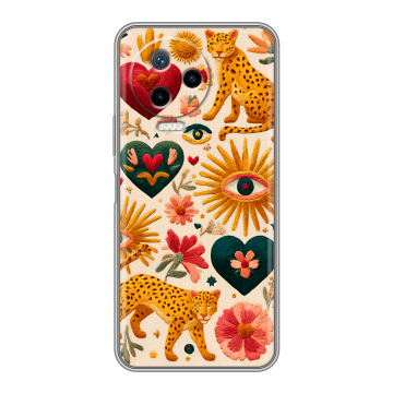 Силиконовый чехол на Infinix Note 12 Pro с принтом Модный принт