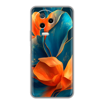 Силиконовый чехол на Infinix Note 12 Pro с принтом Цветы