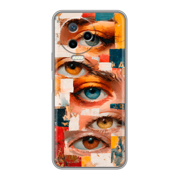 Силиконовый чехол на Infinix Note 12 Pro с принтом Модный принт