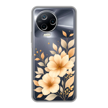 Силиконовый чехол на Infinix Note 12 Pro с принтом для девушки