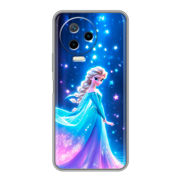 Силиконовый чехол на Infinix Note 12 Pro с принтом Холодное сердце Frozen Силиконовый чехол на Infinix Note 12 Pro с принтом Холодное сердце Frozen