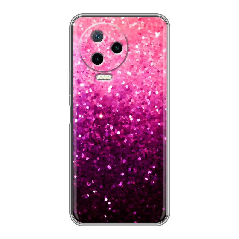 Силиконовый чехол на Infinix Note 12 Pro с принтом Блестки Силиконовый чехол на Infinix Note 12 Pro с принтом Блестки