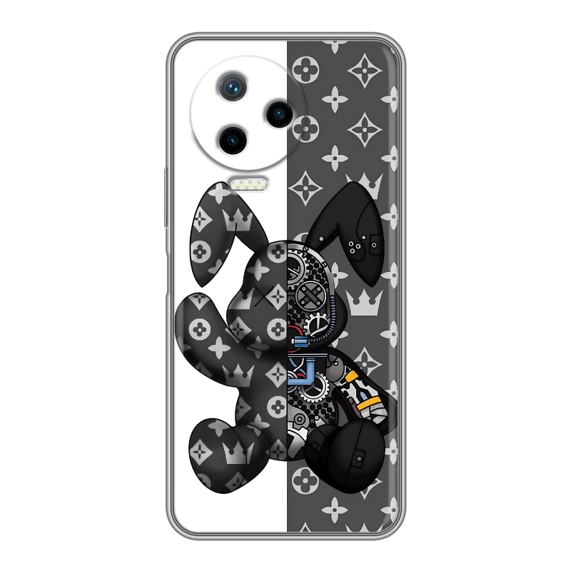 Силиконовый чехол на Infinix Note 12 Pro с принтом Луи робот Силиконовый чехол на Infinix Note 12 Pro с принтом Луи робот