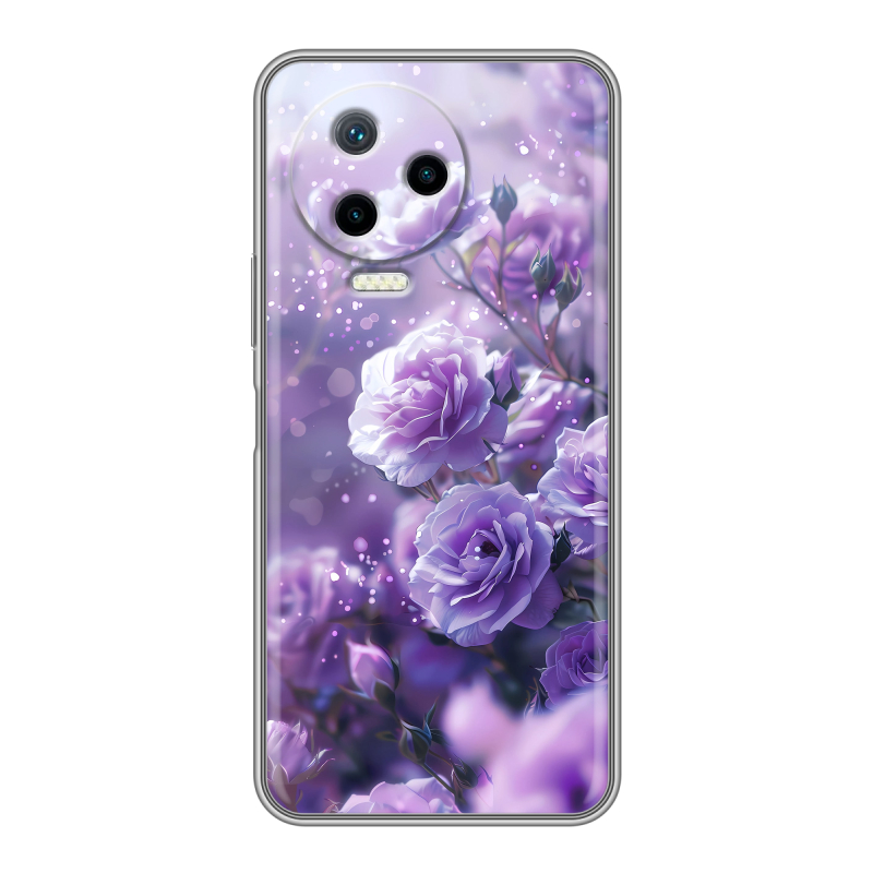 Силиконовый чехол на Infinix Note 12 Pro с принтом Розы цветы Силиконовый чехол на Infinix Note 12 Pro с принтом Розы цветы