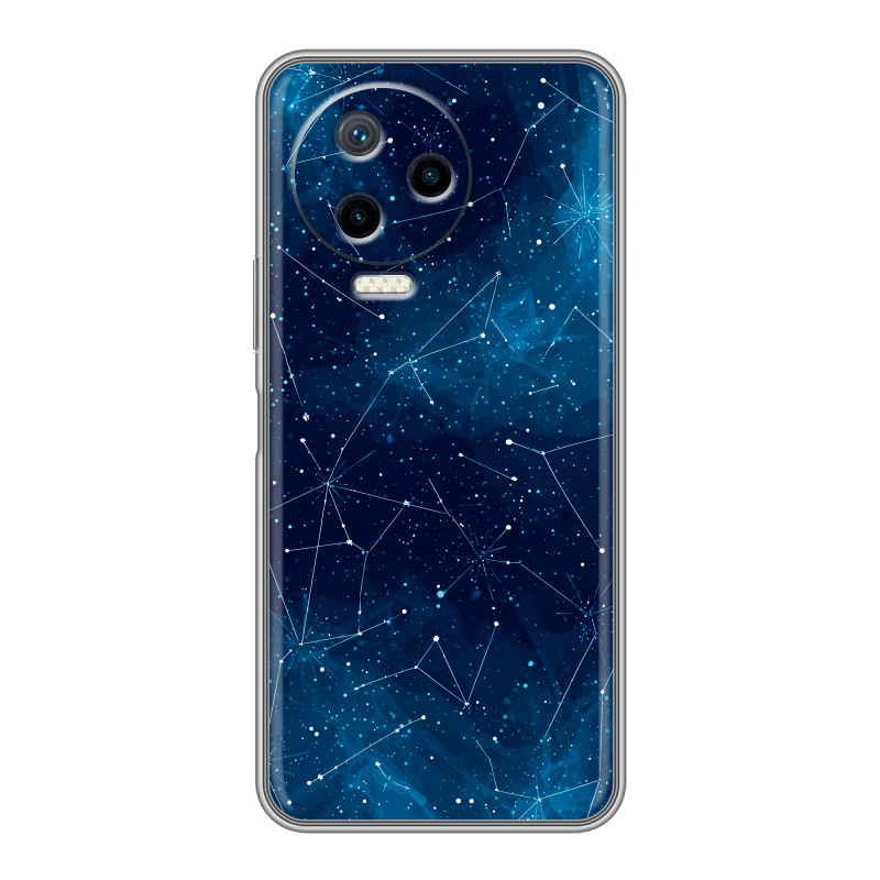 Силиконовый противоударный чехол на Infinix Note 12 Pro с принтом Космос звезды Силиконовый противоударный чехол на Infinix Note 12 Pro с принтом Космос звезды