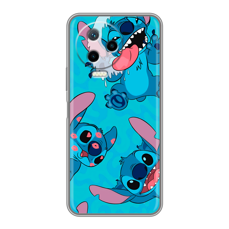 Силиконовый чехол на Infinix Note 12 Pro с принтом Лило и Стич Силиконовый чехол на Infinix Note 12 Pro с принтом Лило и Стич