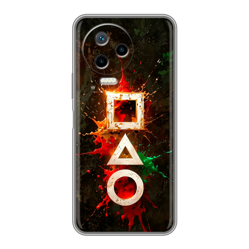 Силиконовый противоударный чехол на Infinix Note 12 Pro с принтом Squid Game Игра кальмара Силиконовый противоударный чехол на Infinix Note 12 Pro с принтом Squid Game Игра кальмара