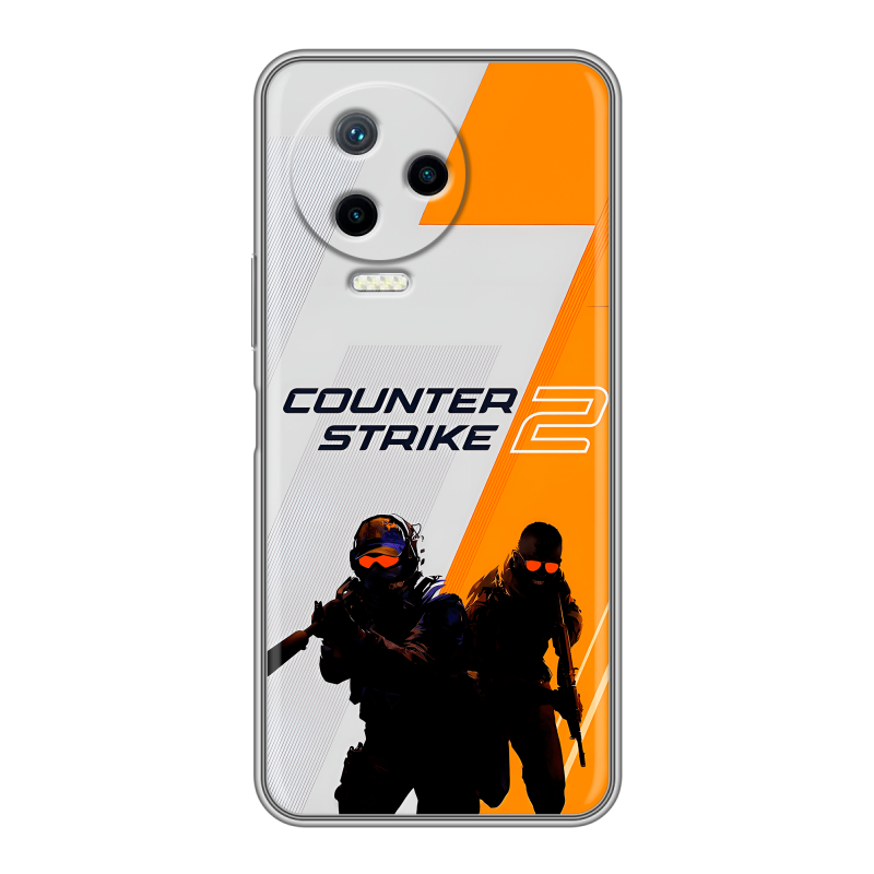 Силиконовый противоударный чехол на Infinix Note 12 Pro с принтом Counter Strike Силиконовый противоударный чехол на Infinix Note 12 Pro с принтом Counter Strike
