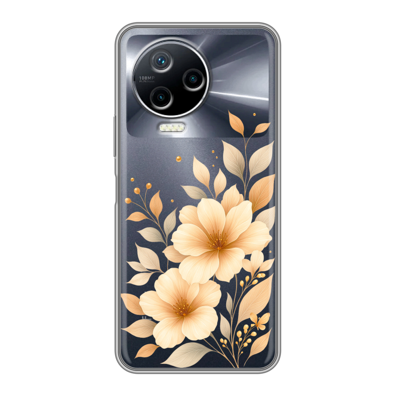Силиконовый чехол на Infinix Note 12 Pro с принтом для девушки Силиконовый чехол на Infinix Note 12 Pro с принтом для девушки