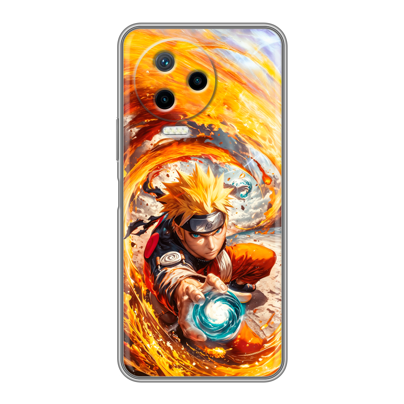 Силиконовый противоударный чехол на Infinix Note 12 Pro с принтом Аниме Наруто Naruto Силиконовый противоударный чехол на Infinix Note 12 Pro с принтом Аниме Наруто Naruto