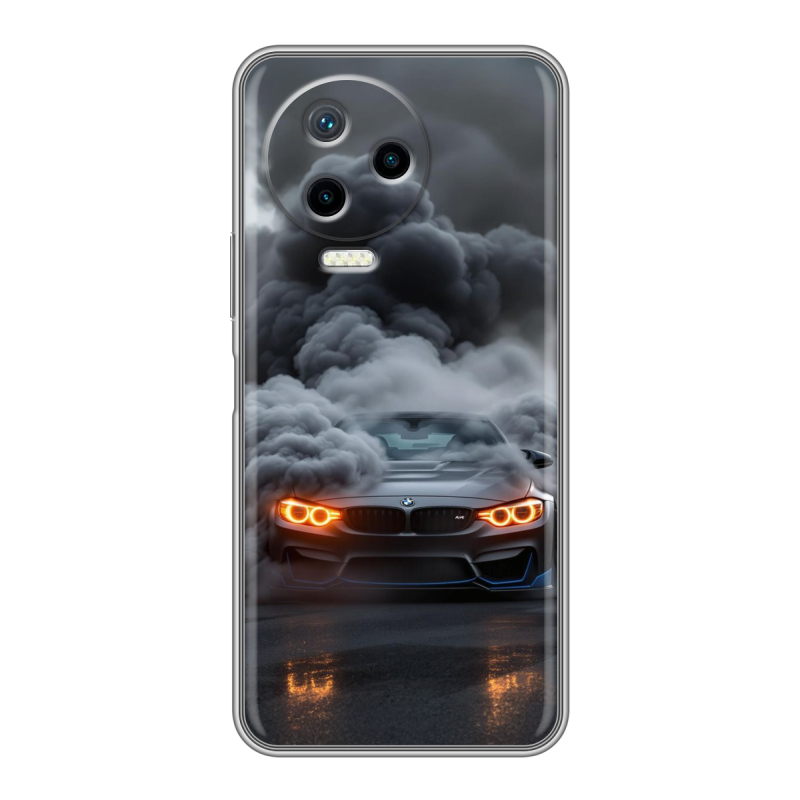 Силиконовый чехол на Infinix Note 12 Pro с принтом BMW БМВ Силиконовый чехол на Infinix Note 12 Pro с принтом BMW БМВ