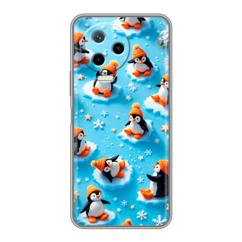 Силиконовый чехол на Infinix Note 12 Pro с принтом Новый год Силиконовый чехол на Infinix Note 12 Pro с принтом Новый год