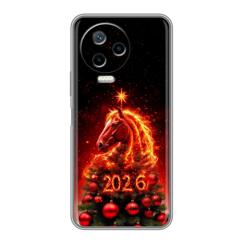 Силиконовый чехол на Infinix Note 12 Pro с принтом Новый год Силиконовый чехол на Infinix Note 12 Pro с принтом Новый год