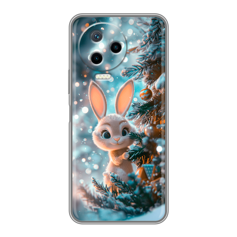 Силиконовый чехол на Infinix Note 12 Pro с принтом Новый год Силиконовый чехол на Infinix Note 12 Pro с принтом Новый год