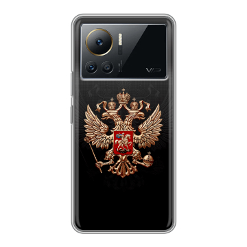 Силиконовый чехол на Infinix Note 12 VIP с принтом Герб России
