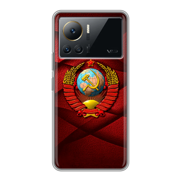Силиконовый чехол на Infinix Note 12 VIP с принтом Герб СССР