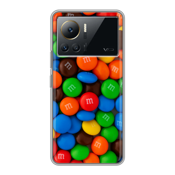 Силиконовый чехол на Infinix Note 12 VIP с принтом Конфеты