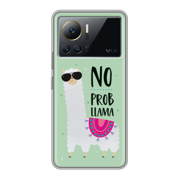 Силиконовый чехол на Infinix Note 12 VIP с принтом Лама