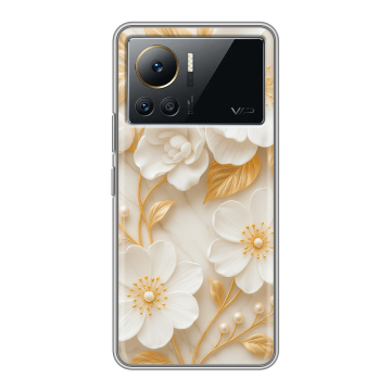 Силиконовый чехол на Infinix Note 12 VIP с принтом Цветы Силиконовый чехол на Infinix Note 12 VIP с принтом Цветы