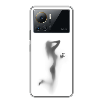 Силиконовый чехол на Infinix Note 12 VIP с принтом Силуэт
