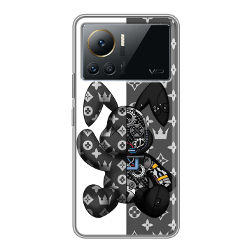 Силиконовый чехол на Infinix Note 12 VIP с принтом Луи робот Силиконовый чехол на Infinix Note 12 VIP с принтом Луи робот