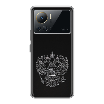 Силиконовый чехол на Infinix Note 12 VIP с принтом Герб России