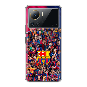 Силиконовый чехол на Infinix Note 12 VIP с принтом Барселона Barcelona
