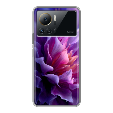 Силиконовый чехол на Infinix Note 12 VIP с принтом женский цветы Силиконовый чехол на Infinix Note 12 VIP с принтом женский цветы