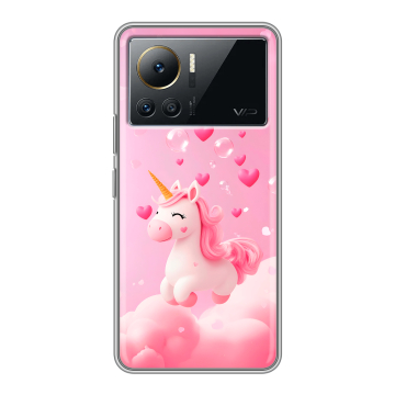 Силиконовый чехол на Infinix Note 12 VIP с принтом Единорог Силиконовый чехол на Infinix Note 12 VIP с принтом Единорог