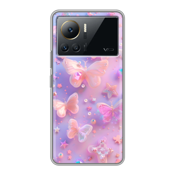 Силиконовый чехол на Infinix Note 12 VIP с принтом Бабочки