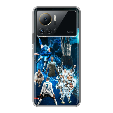 Силиконовый чехол на Infinix Note 12 VIP с принтом Реал Роналдо Силиконовый чехол на Infinix Note 12 VIP с принтом Реал Роналдо